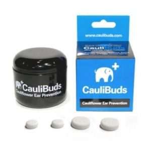 White CauliBuds cauliflower ear prevention 